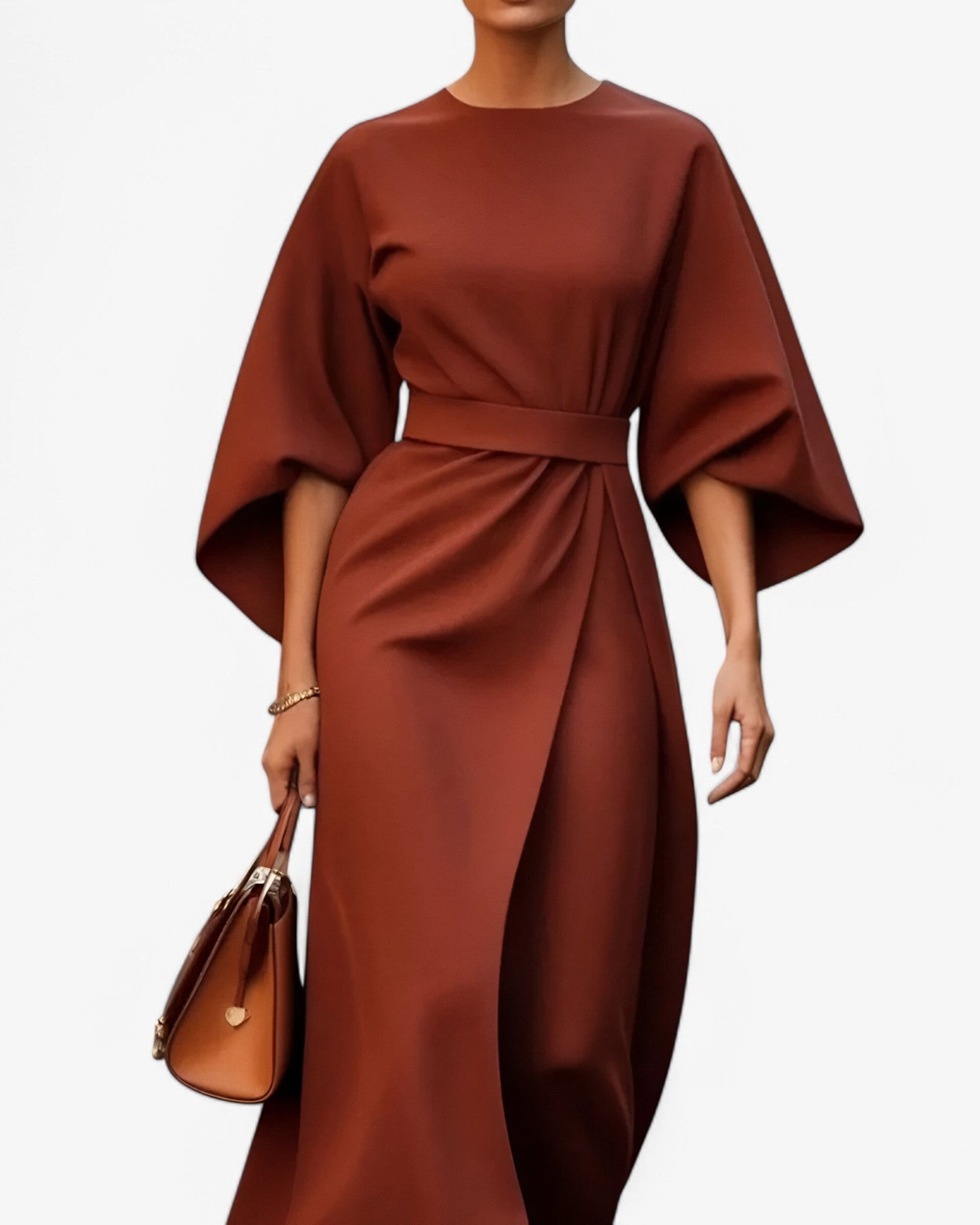 Chic Asymmetric Dress with a Modern, Elegant Silhouette