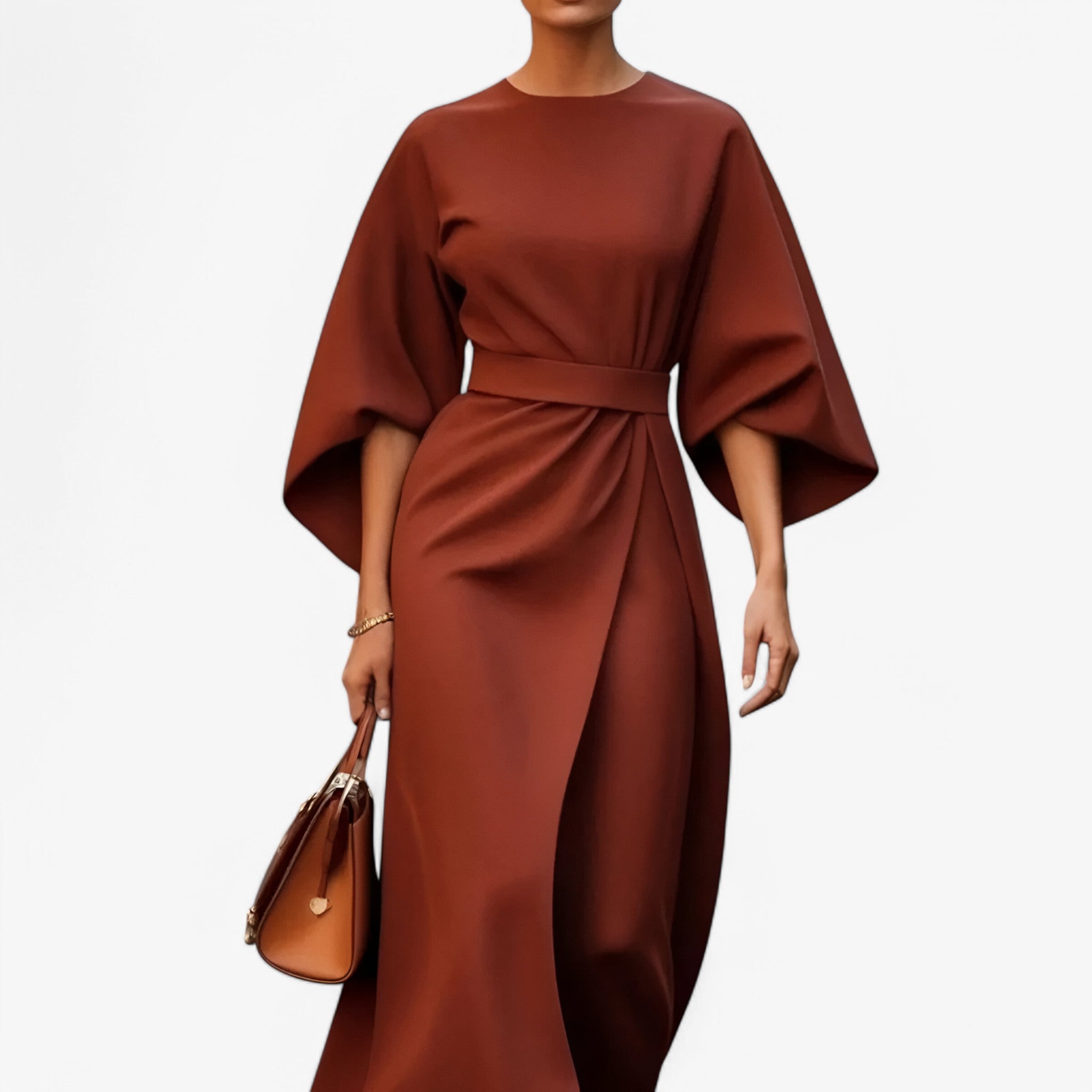 Chic Asymmetric Dress with a Modern, Elegant Silhouette