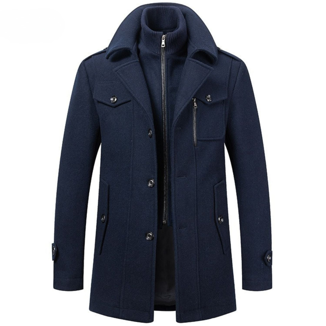 Men's Winter Coat with a Vintage Look