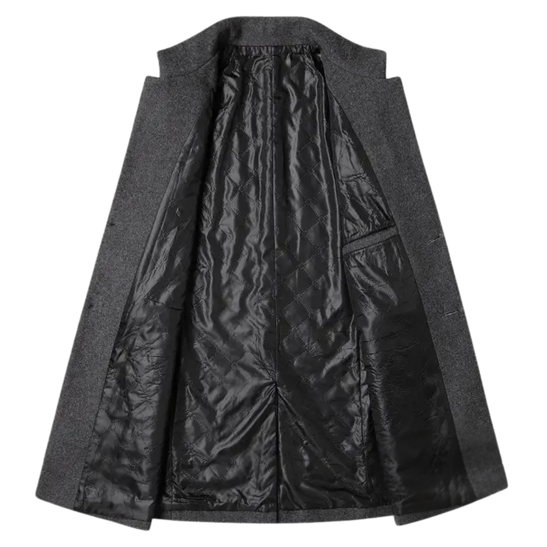 Stylish wool trench coat for men – timeless elegance and warm comfort