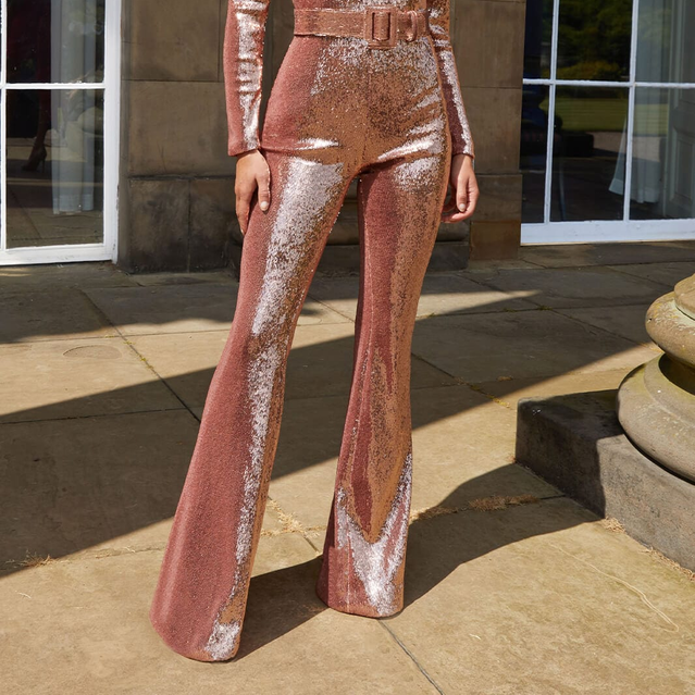 Women's Elaine Sequin Jumpsuit – Sparkling, Statement-Making Glamour