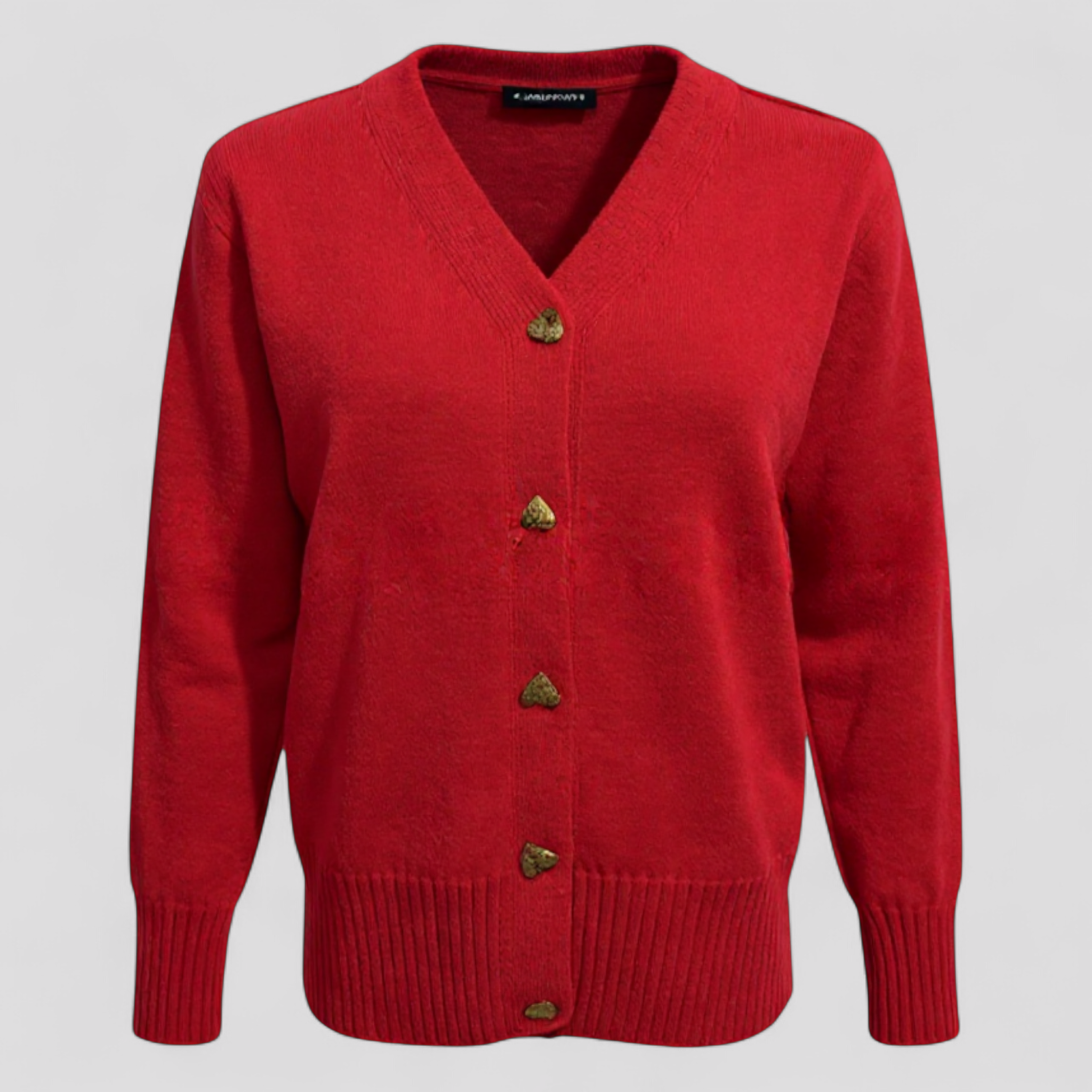 Women's Button-Front Knit Sweater