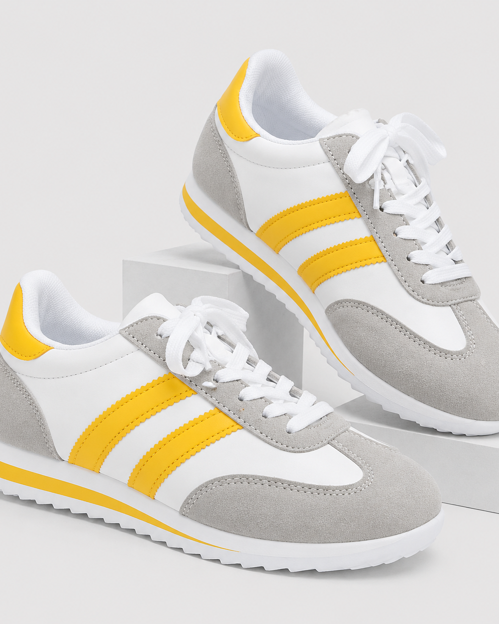Retro Casual Sneakers – Lightweight Lace-Up Everyday Shoes