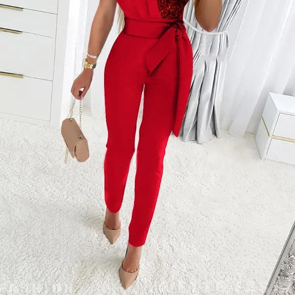Women's Savannah One-Shoulder Jumpsuit - Effortlessly Elegant & Chic