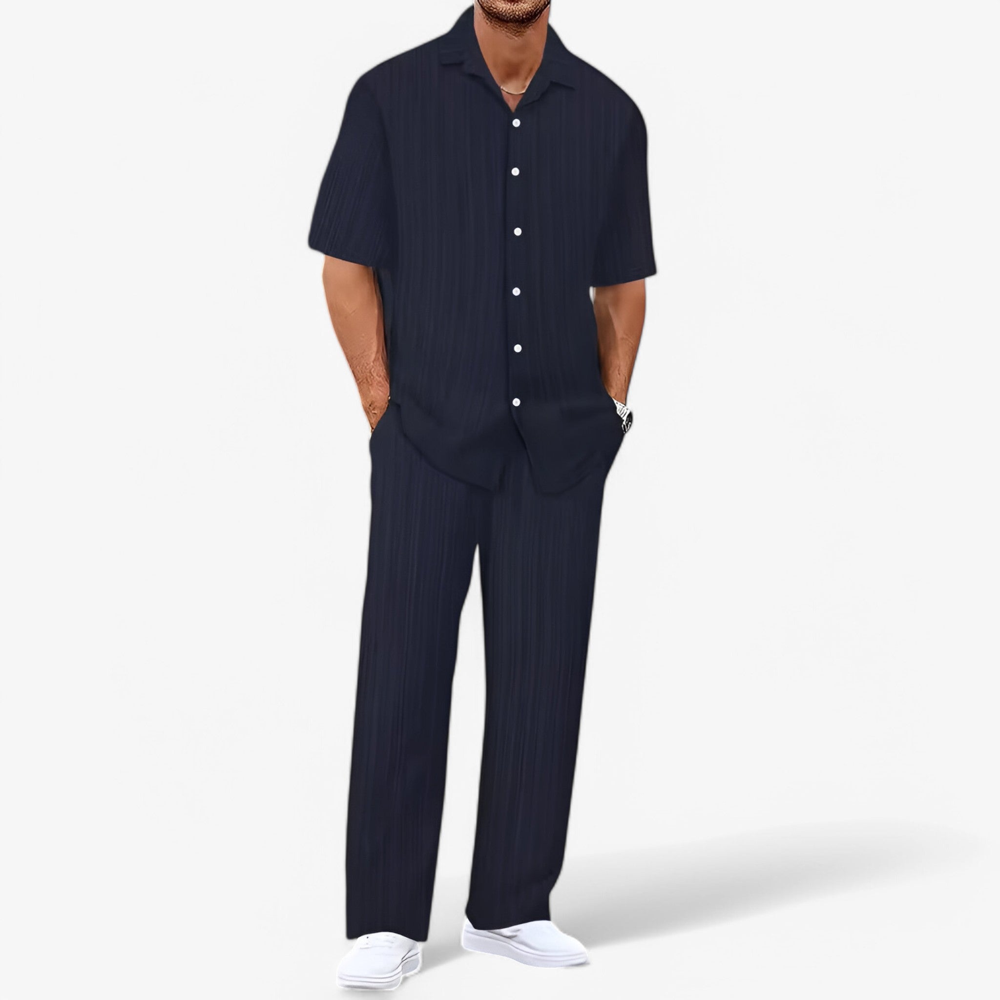 Effortless Business Casual Shirt & Pants Set