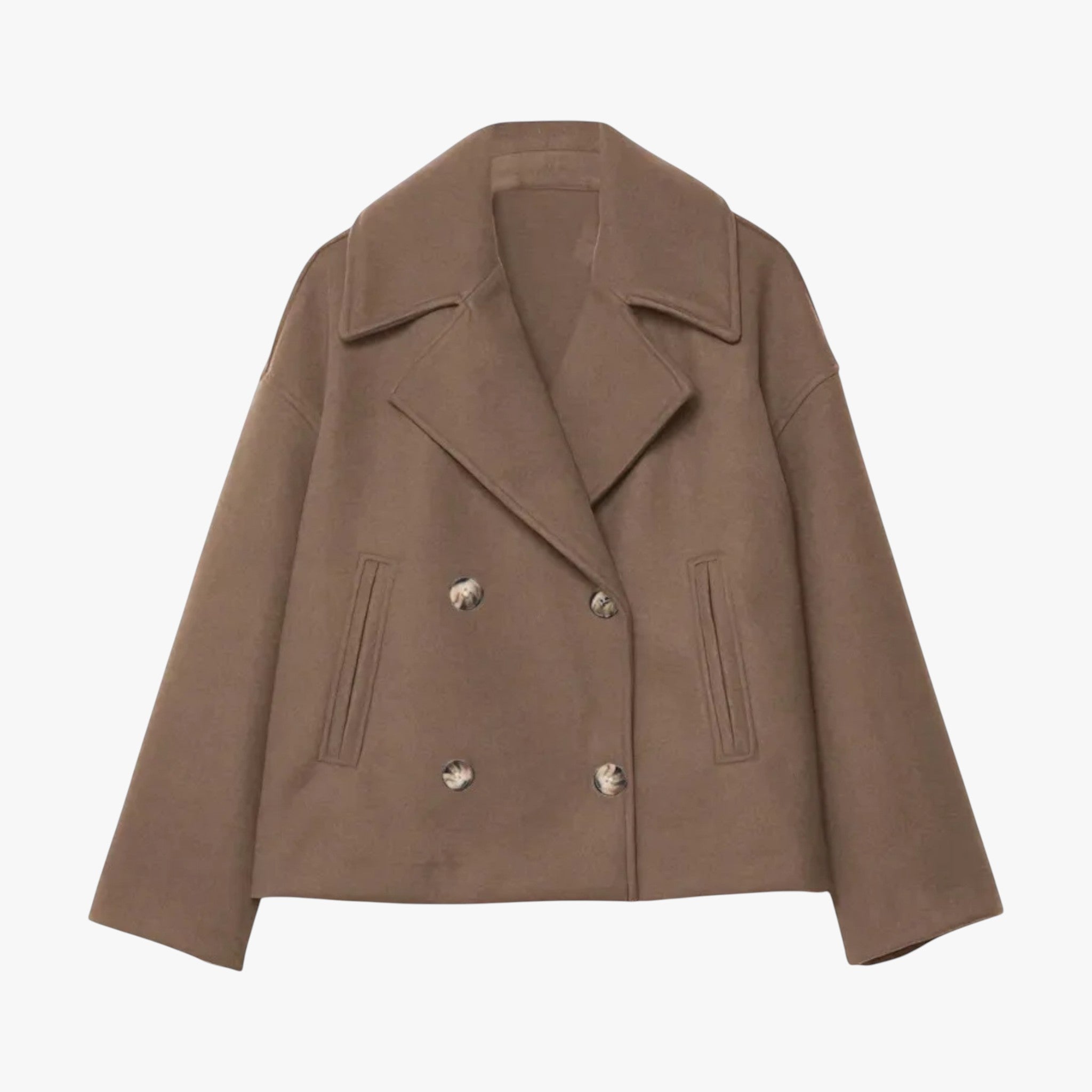 Chic Short Jacket – Effortless Style, Cozy Warmth