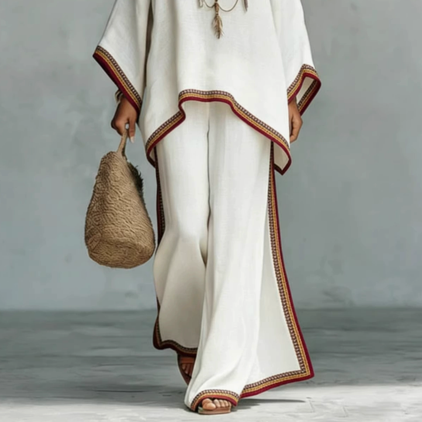 Celine | Elegant Linen Two-Piece Set