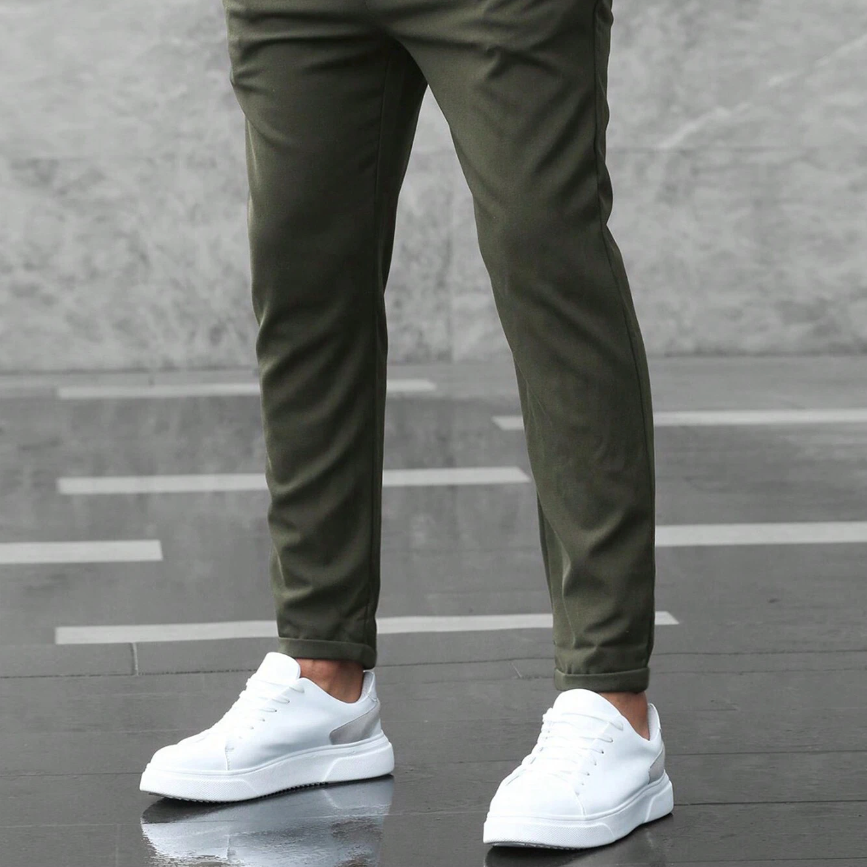 Men's Premium Comfort Trousers - All-Day Comfort, Modern Fit