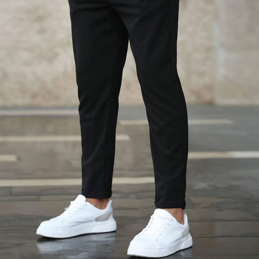 Men's Premium Comfort Trousers - All-Day Comfort, Modern Fit