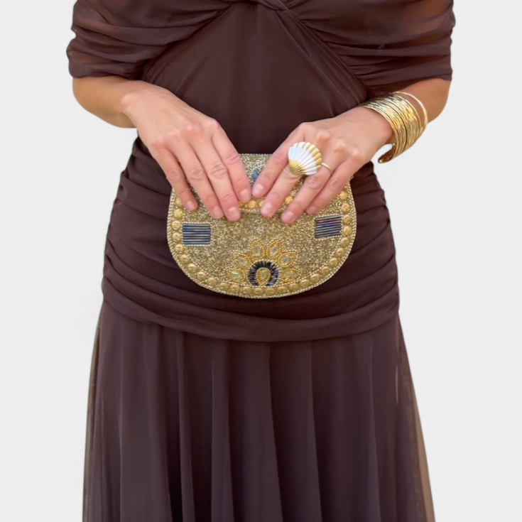Timeless V-Neck Maxi Dress with Floral Print