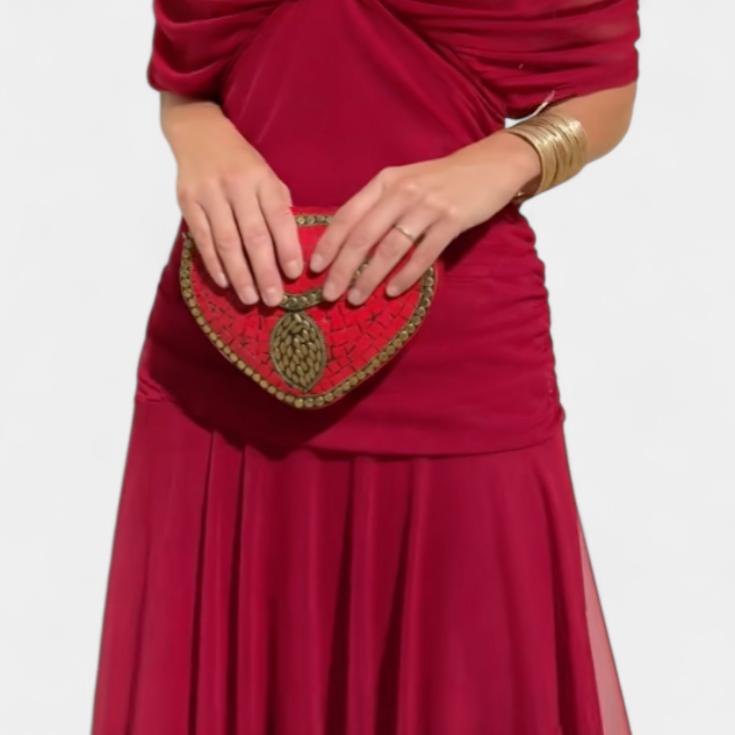 Timeless V-Neck Maxi Dress with Floral Print