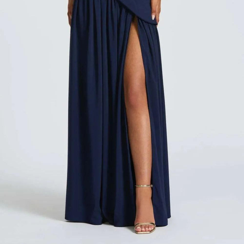 Women's Elegant Maliyah Maxi Dress - Cherry Red for a Stylish Look