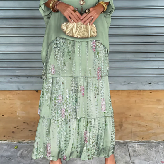 Caroline: Timeless, Elegant Flowing Maxi Dress