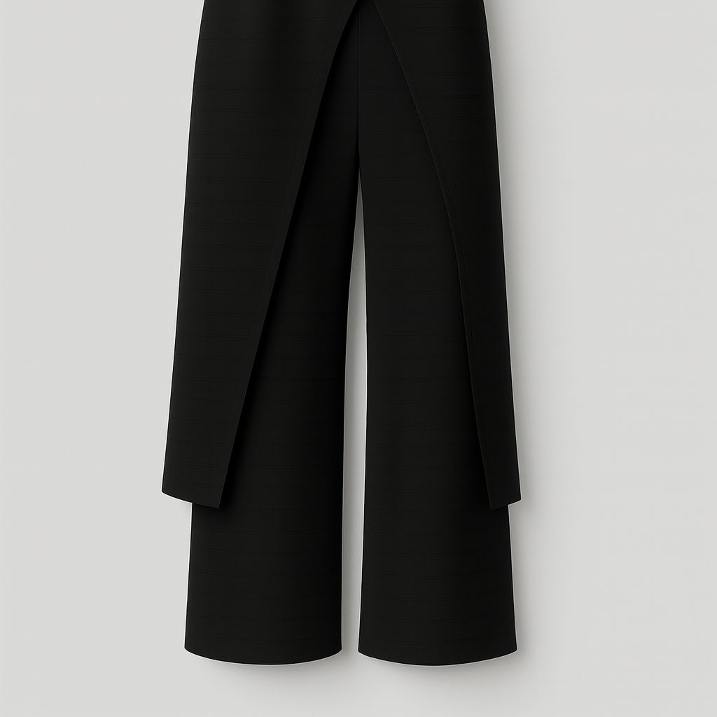 Chic Women's Set: Elegant Blouse & Tailored Trousers