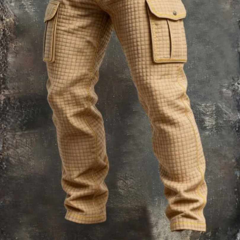 Men's Robust Cargo Pants for Work and Adventure