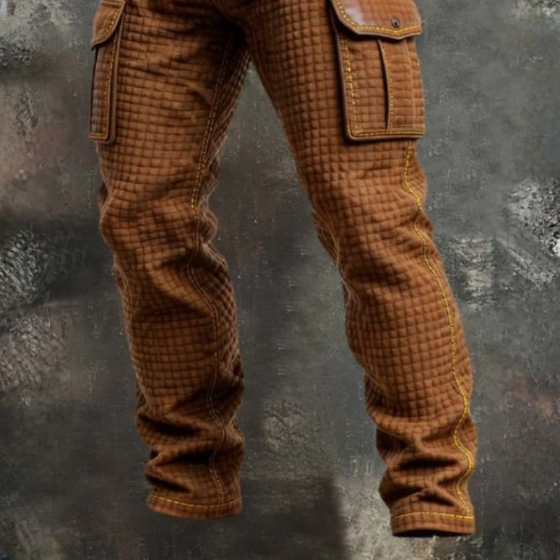 Men's Robust Cargo Pants for Work and Adventure