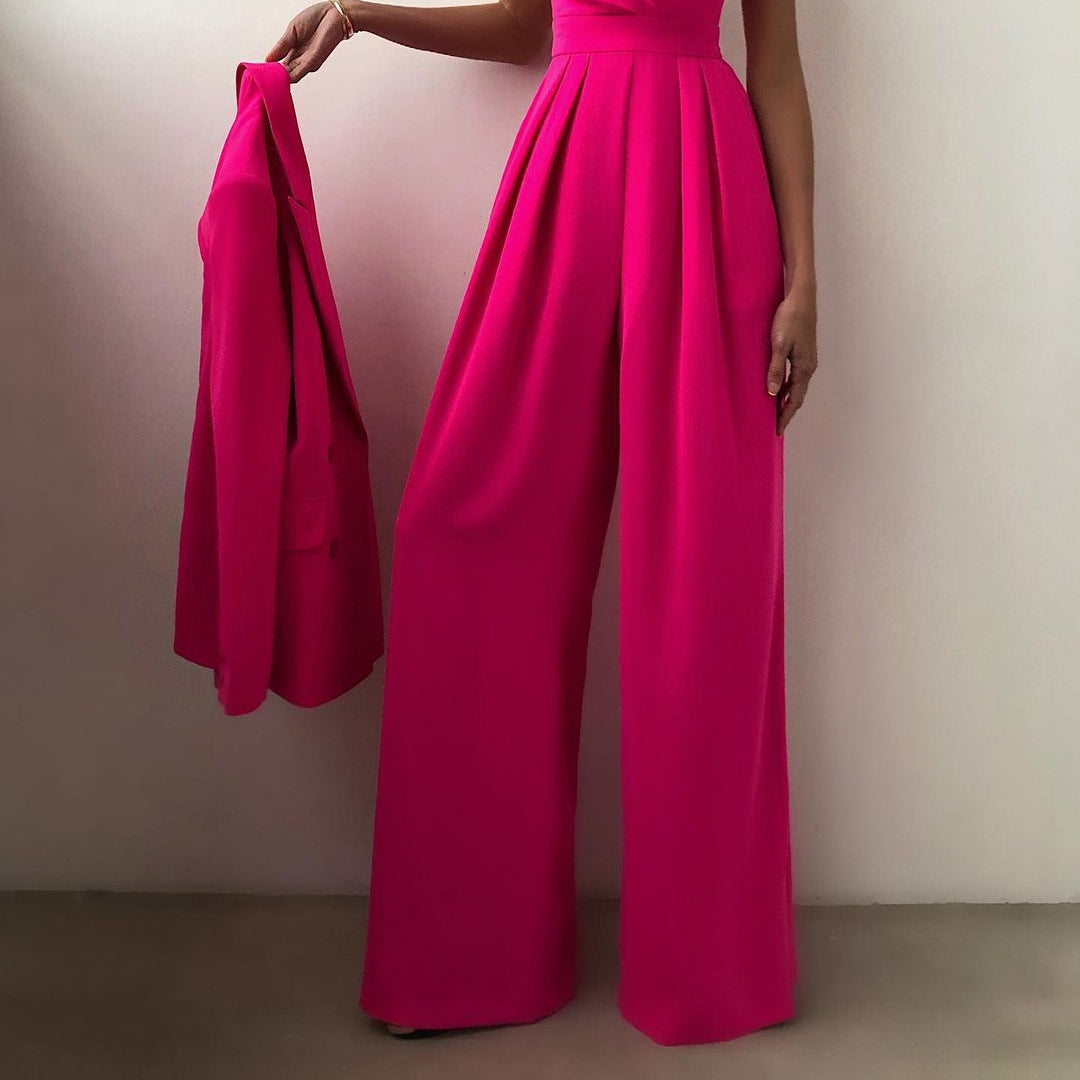 Women's Livia Strappy Wide-Leg Jumpsuit — Effortless Chic