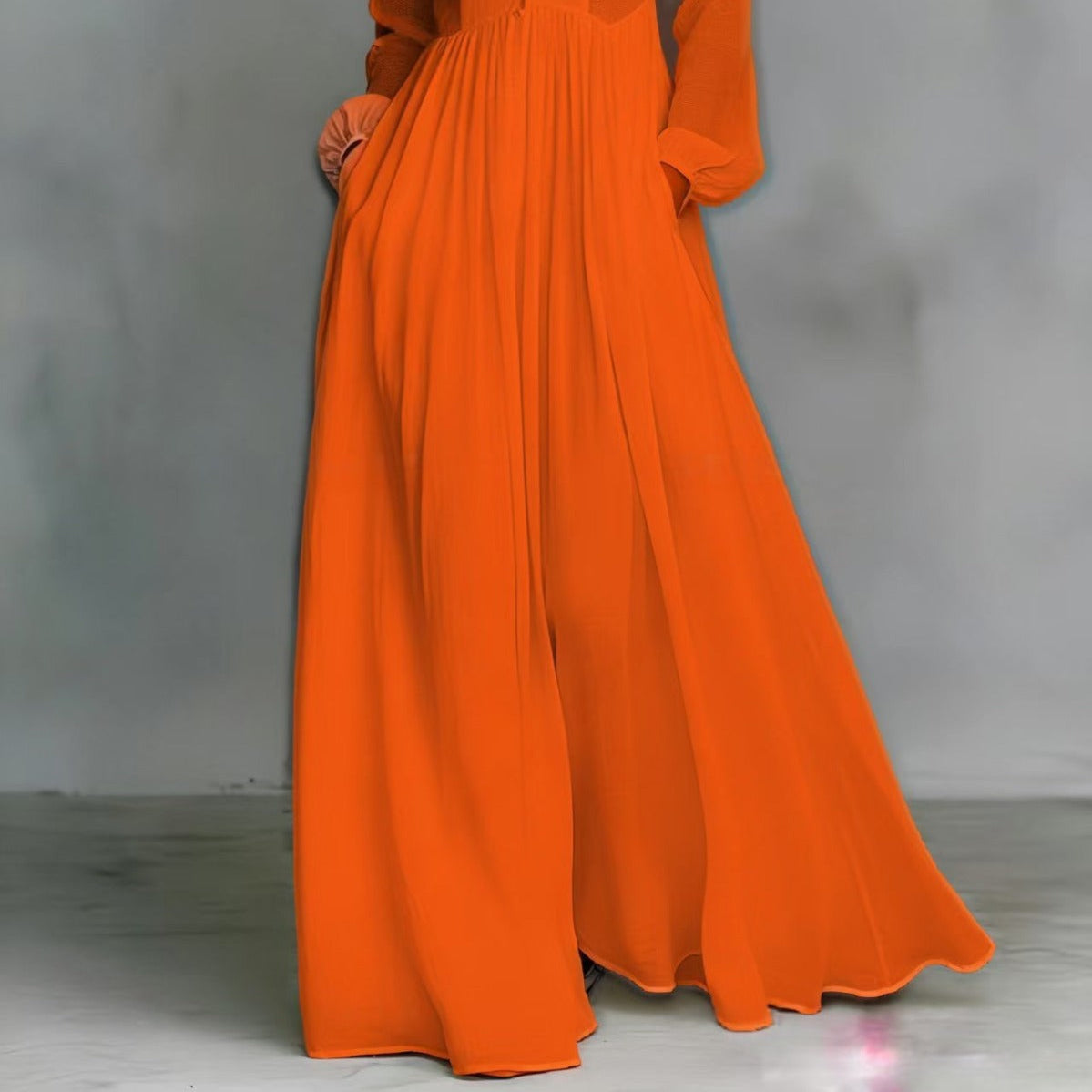 Serena Flowing Button-Front Maxi Dress - Effortless Chic for Any Occasion