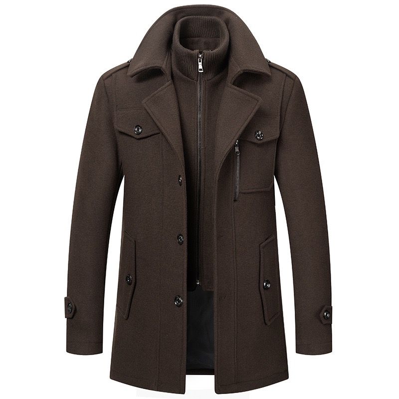 Men's Winter Coat with a Vintage Look