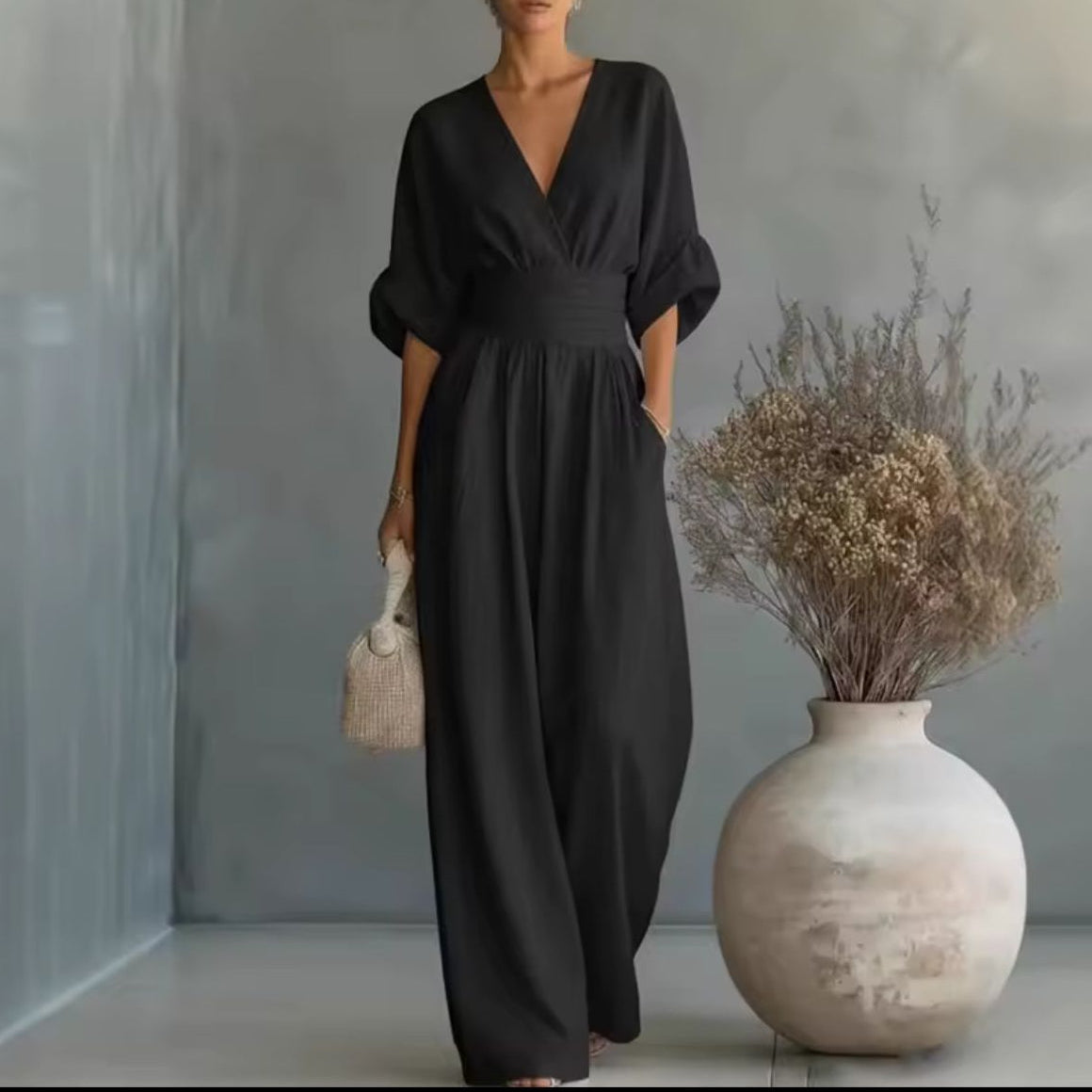 Risel - Jumpsuit to Feel Comfortable and Polished on Your Day.