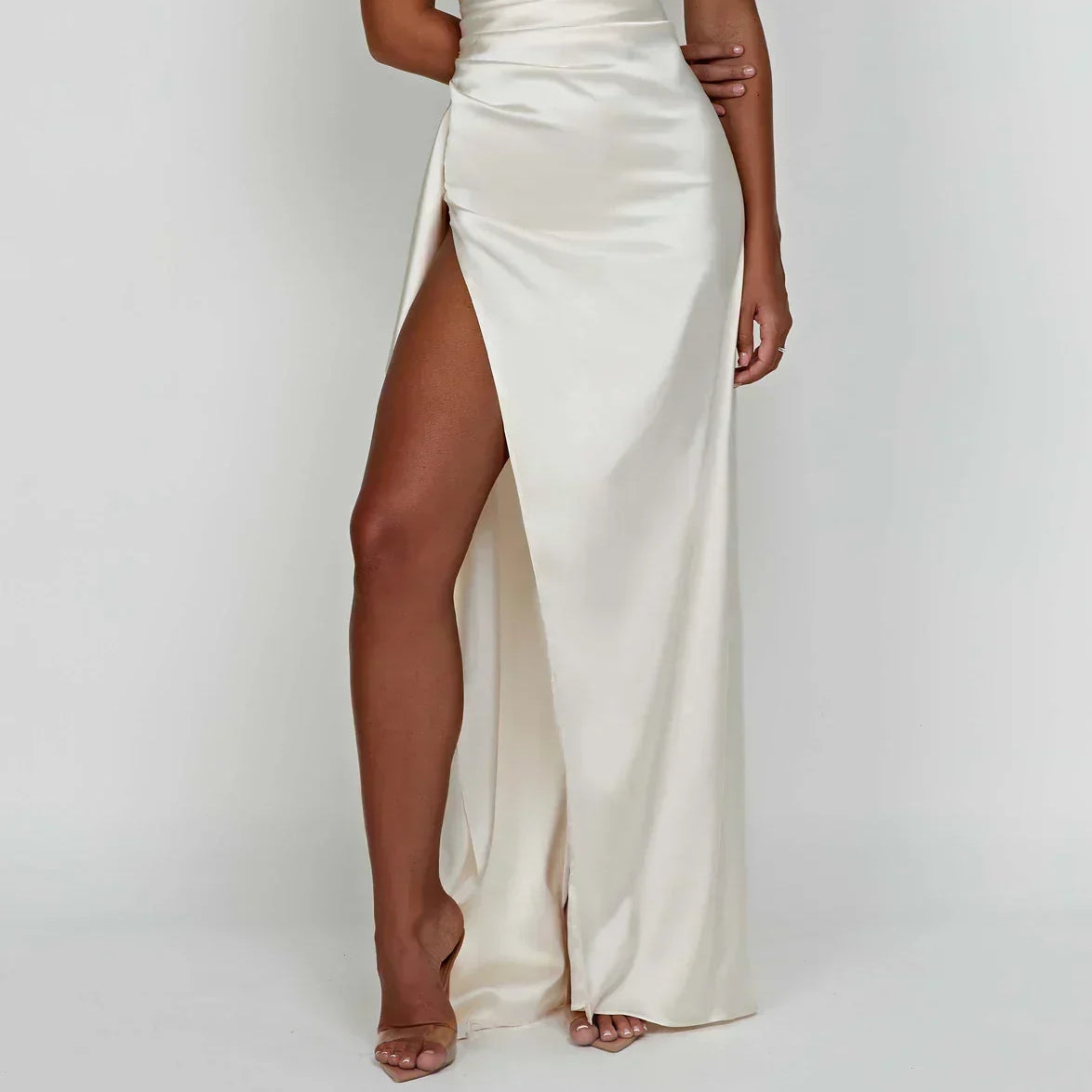 Women's Women’s Asymmetric Evening Maxi Dress — Elegant