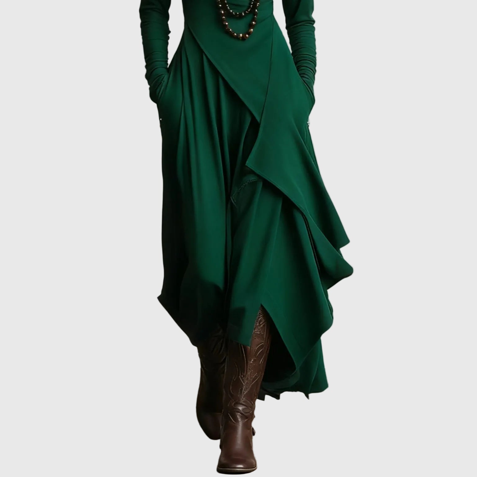Women's Maxi Pleated Dress