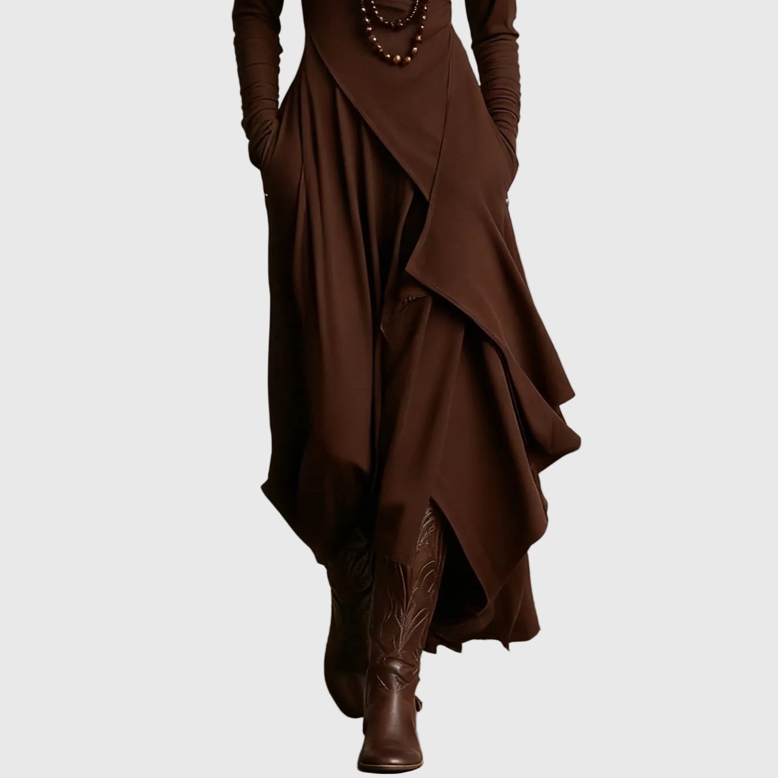 Women's Maxi Pleated Dress