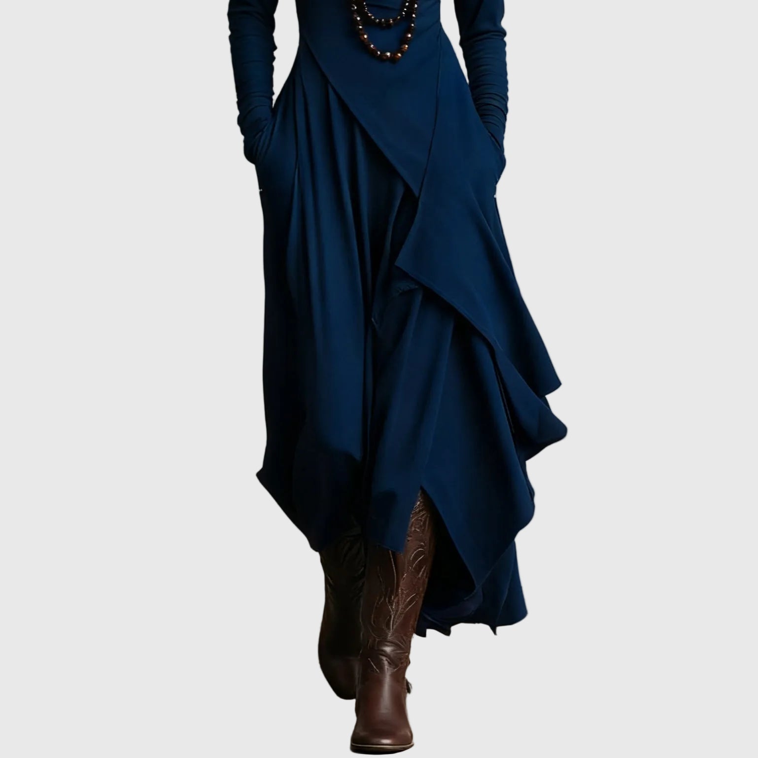 Women's Maxi Pleated Dress