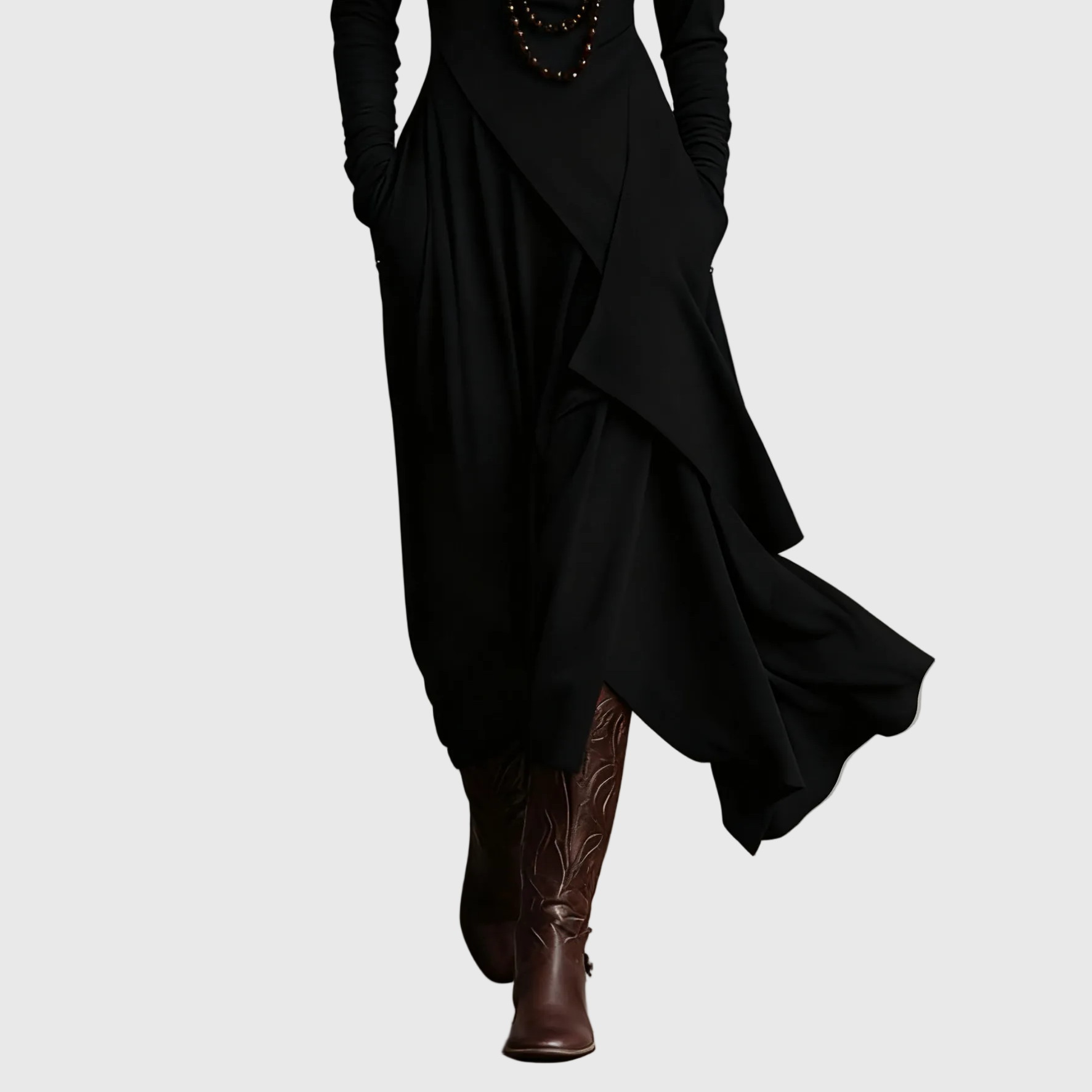 Women's Maxi Pleated Dress