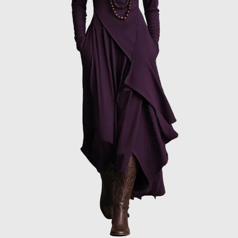 Women's Maxi Pleated Dress