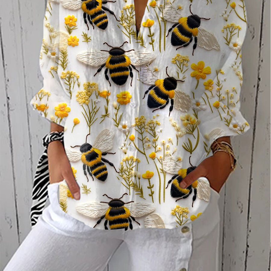 Women's Golden Bee Blouse