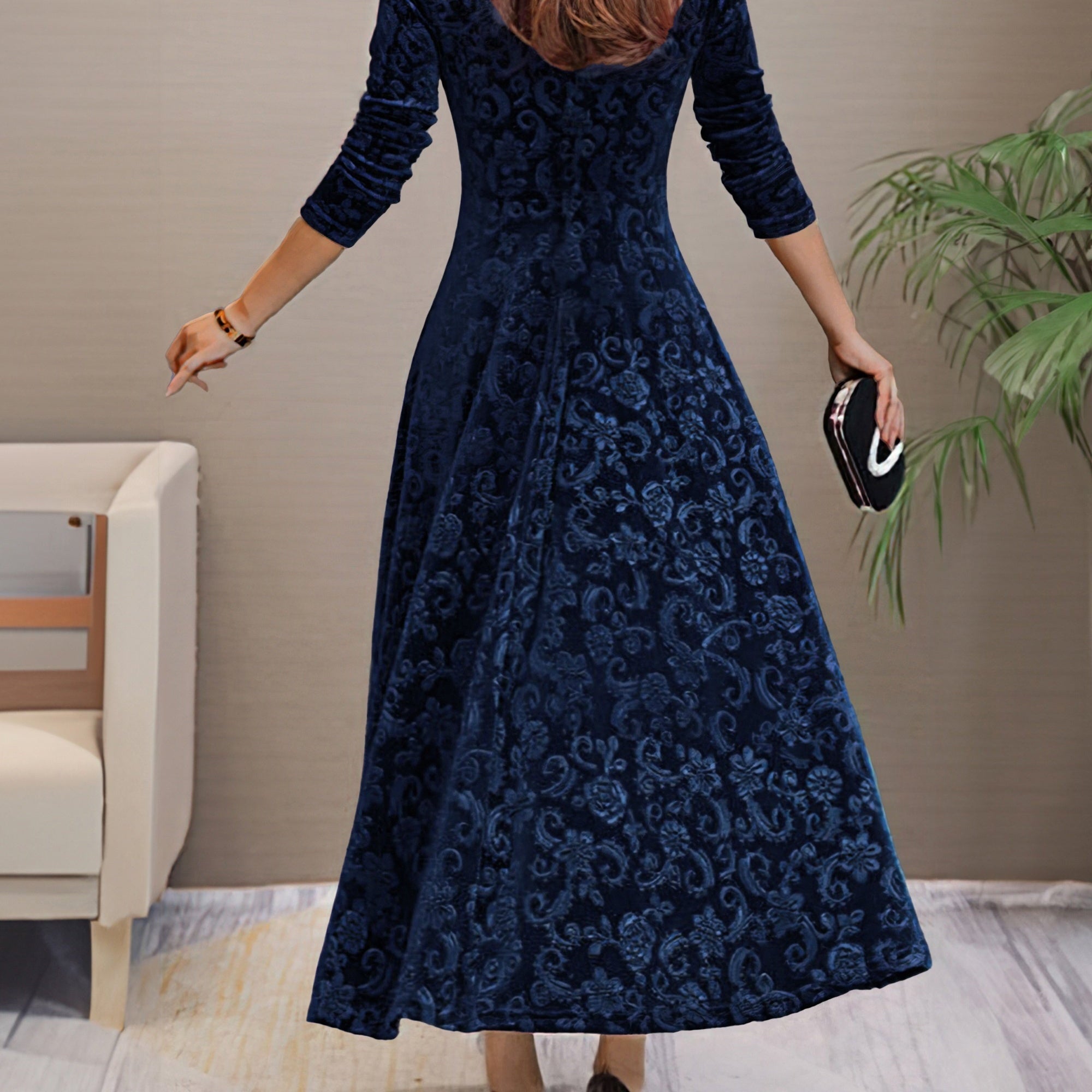 Denise Velvet Elegance Dress
