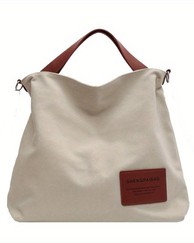Chic Canvas Shoulder Bag — Stylish, Practical, Everyday Essential