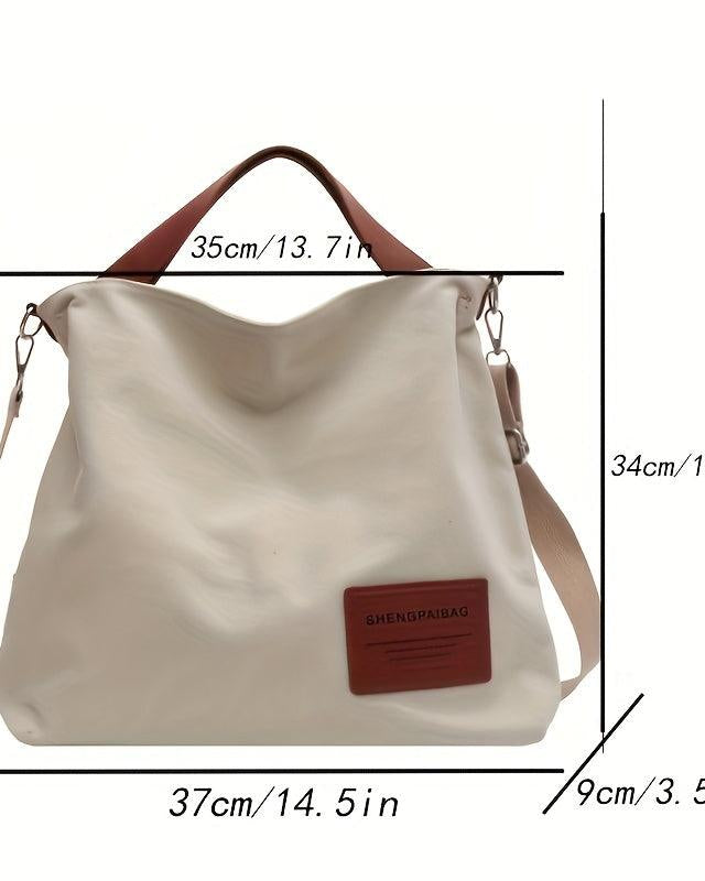 Chic Canvas Shoulder Bag — Stylish, Practical, Everyday Essential