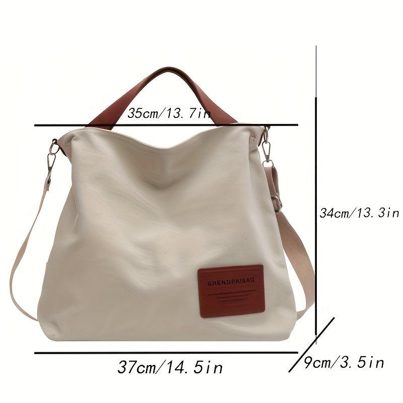 Chic Canvas Shoulder Bag — Stylish, Practical, Everyday Essential