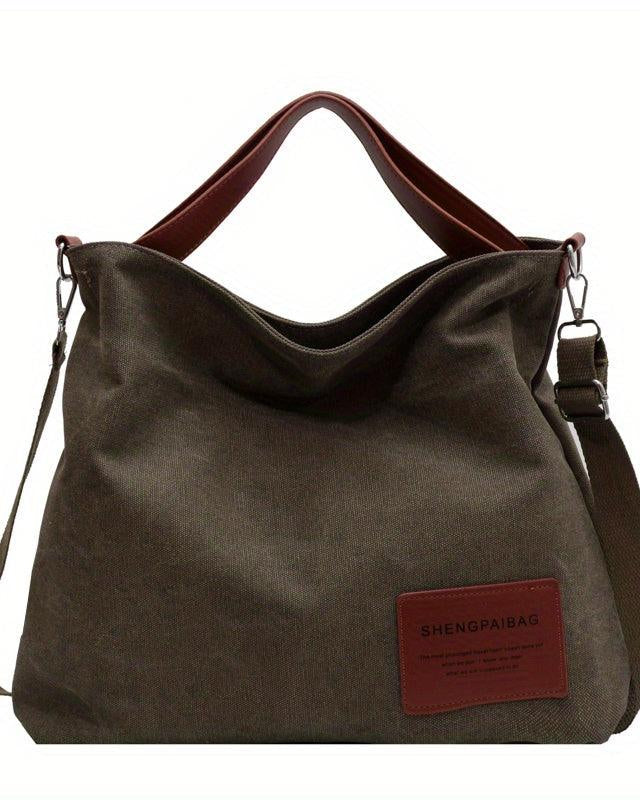 Chic Canvas Shoulder Bag — Stylish, Practical, Everyday Essential