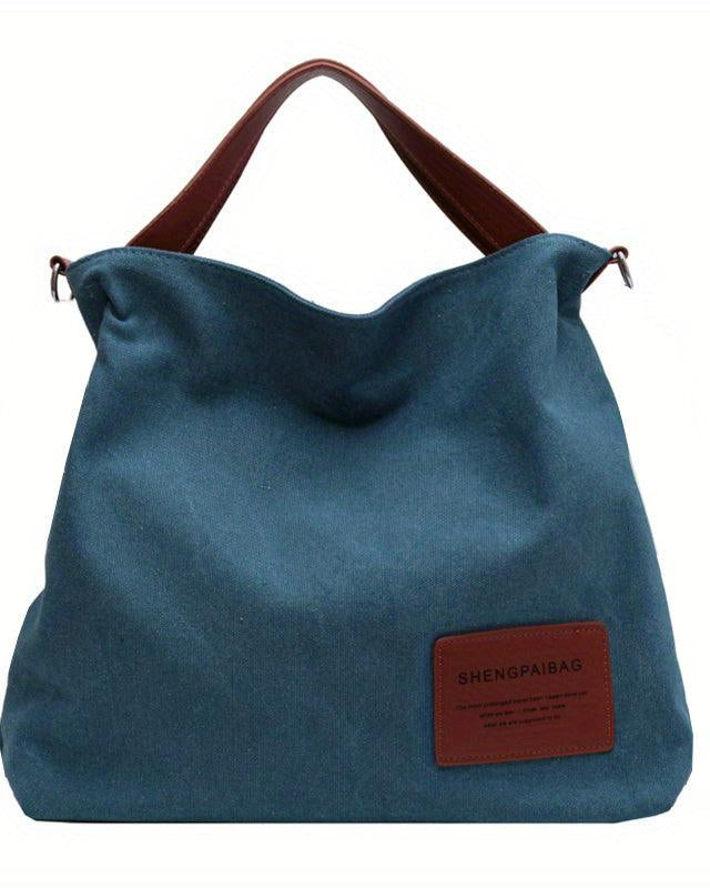 Chic Canvas Shoulder Bag — Stylish, Practical, Everyday Essential