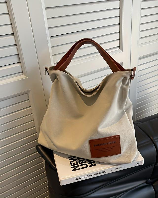 Chic Canvas Shoulder Bag — Stylish, Practical, Everyday Essential