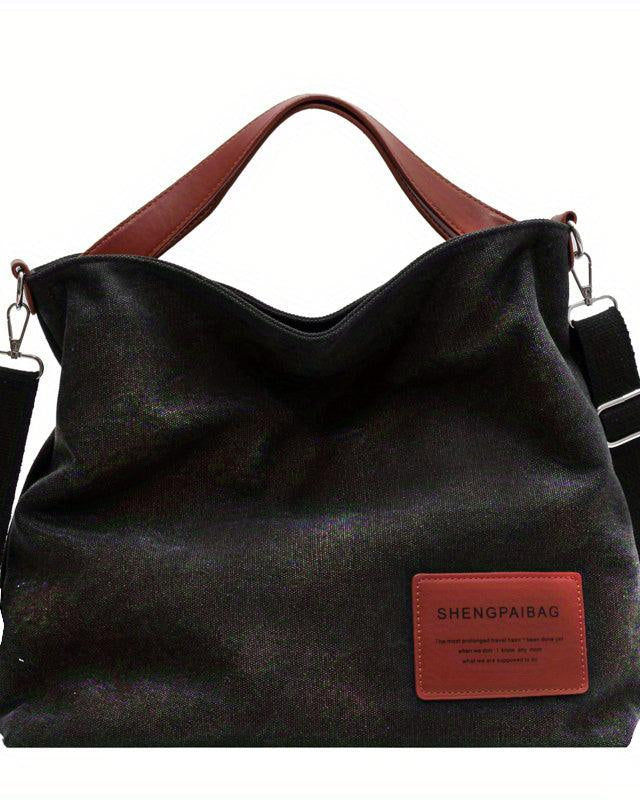 Chic Canvas Shoulder Bag — Stylish, Practical, Everyday Essential