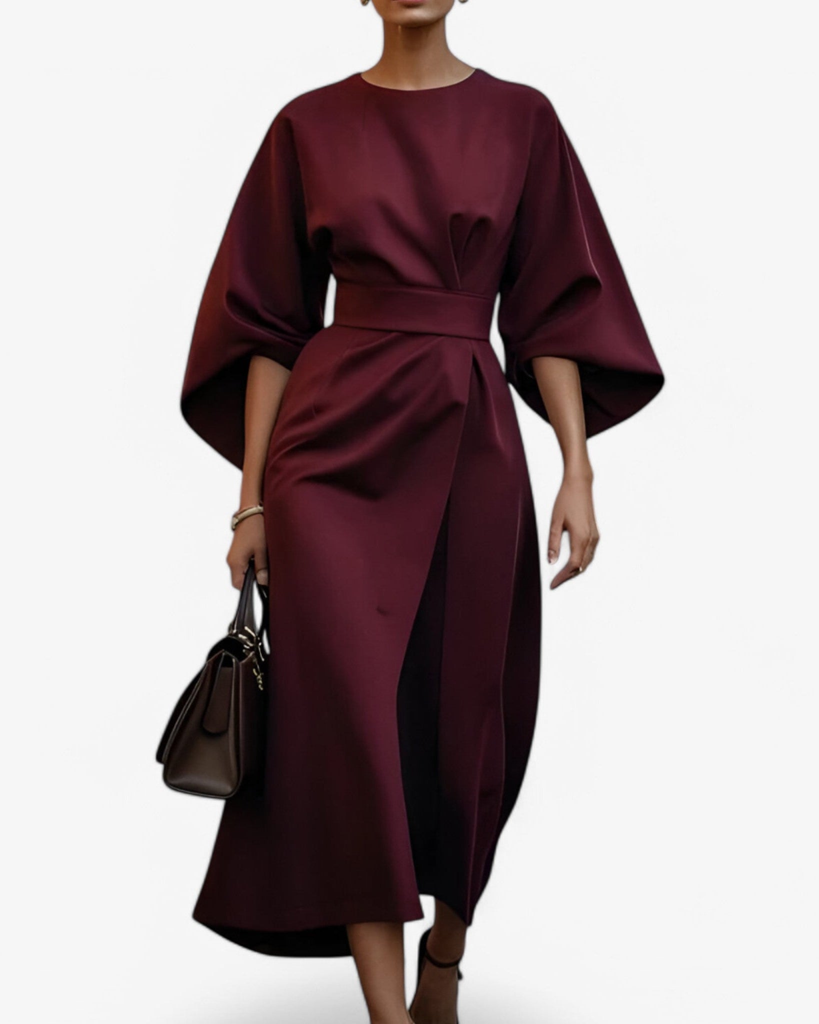 Chic Asymmetric Dress with a Modern, Elegant Silhouette