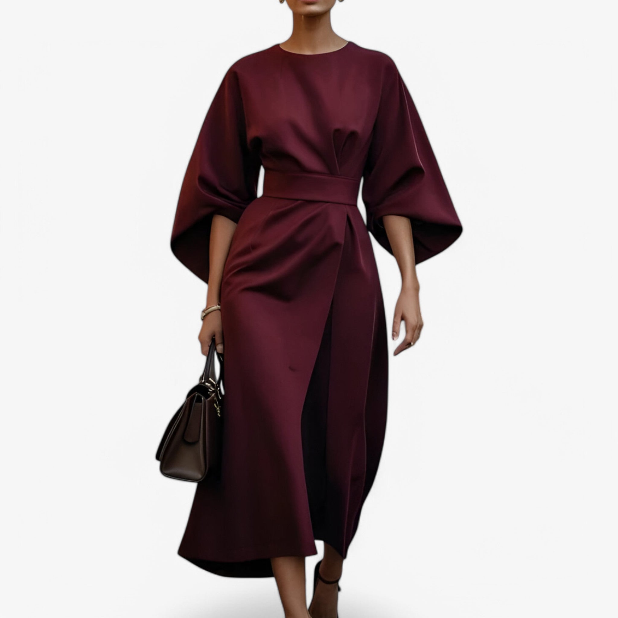 Chic Asymmetric Dress with a Modern, Elegant Silhouette