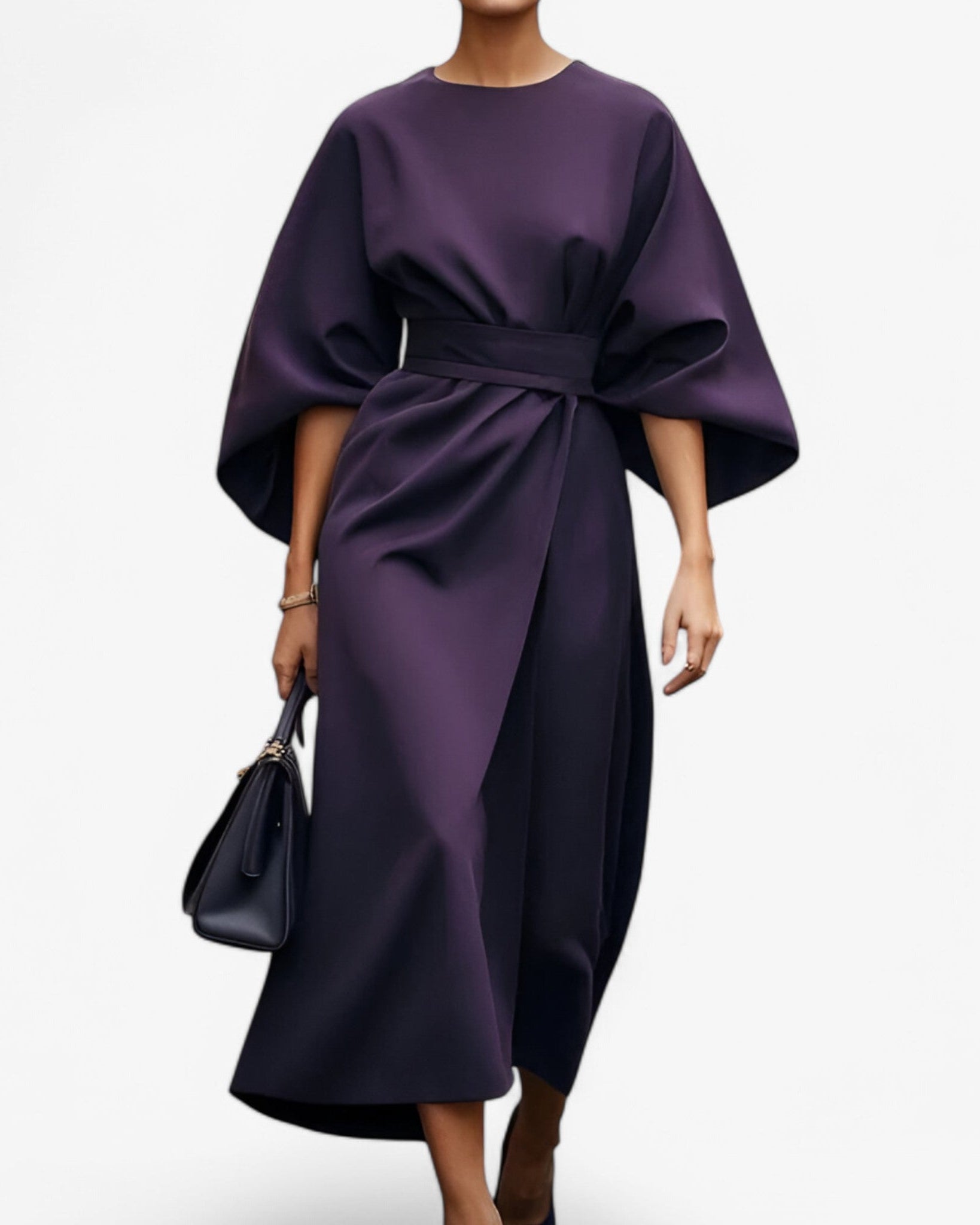 Chic Asymmetric Dress with a Modern, Elegant Silhouette