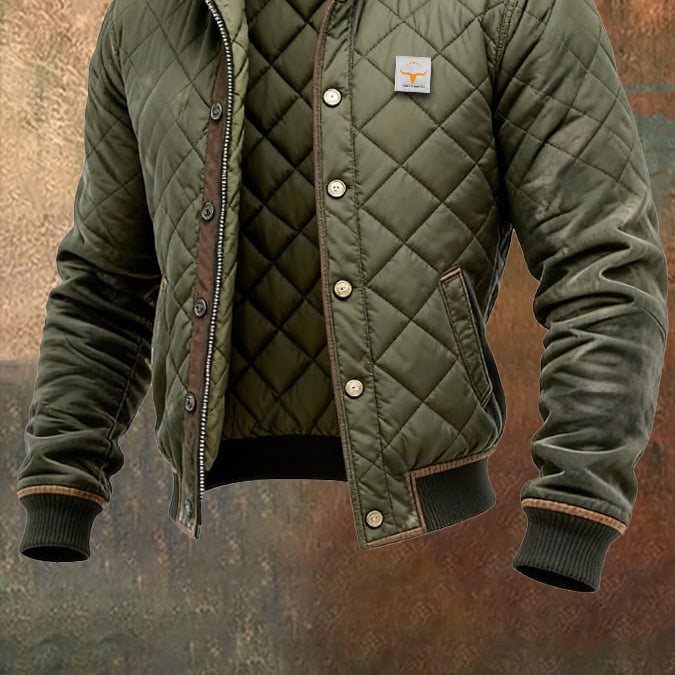 Arvendon – Stylish Quilted Jacket Leather | DUUWE
