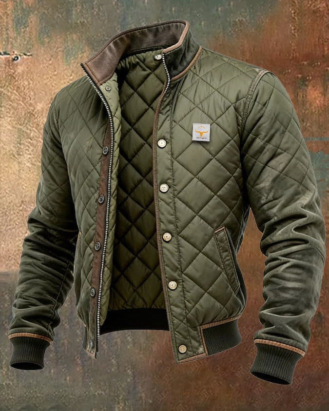 Arvendon – Stylish Quilted Jacket Leather | DUUWE