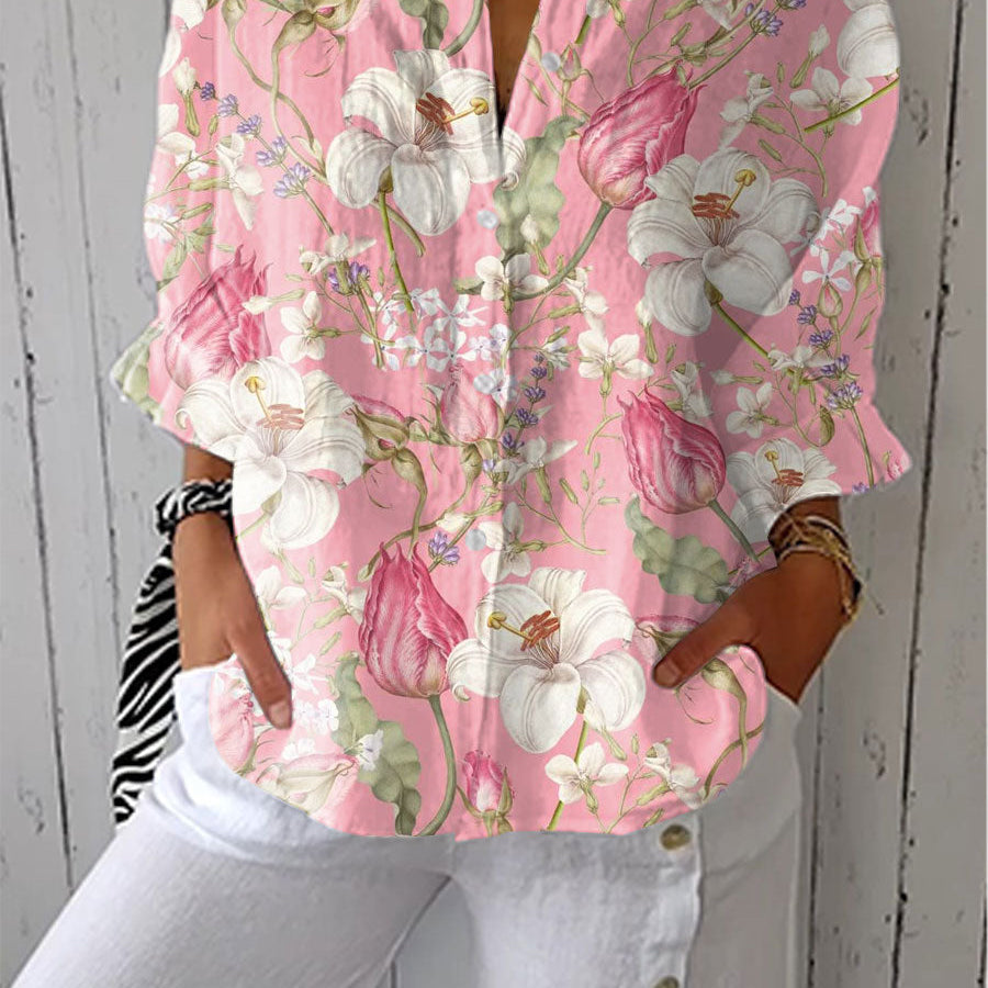 Women's Elegant Bloom Blouse
