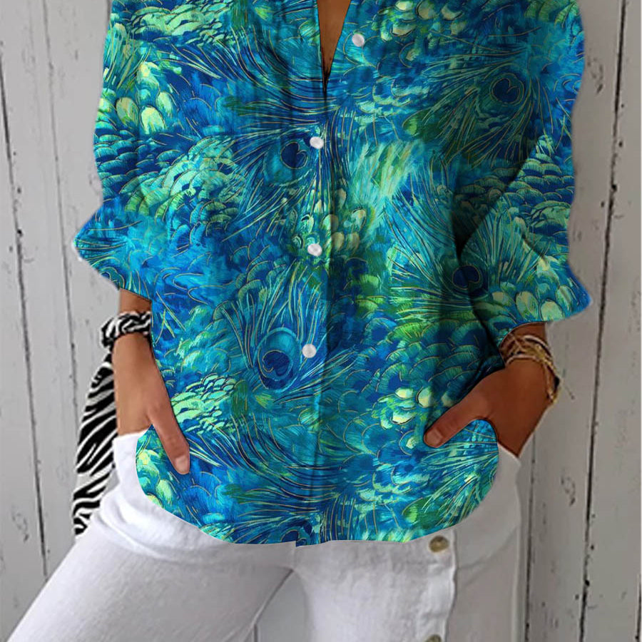 Women's Peacock Grace Blouse