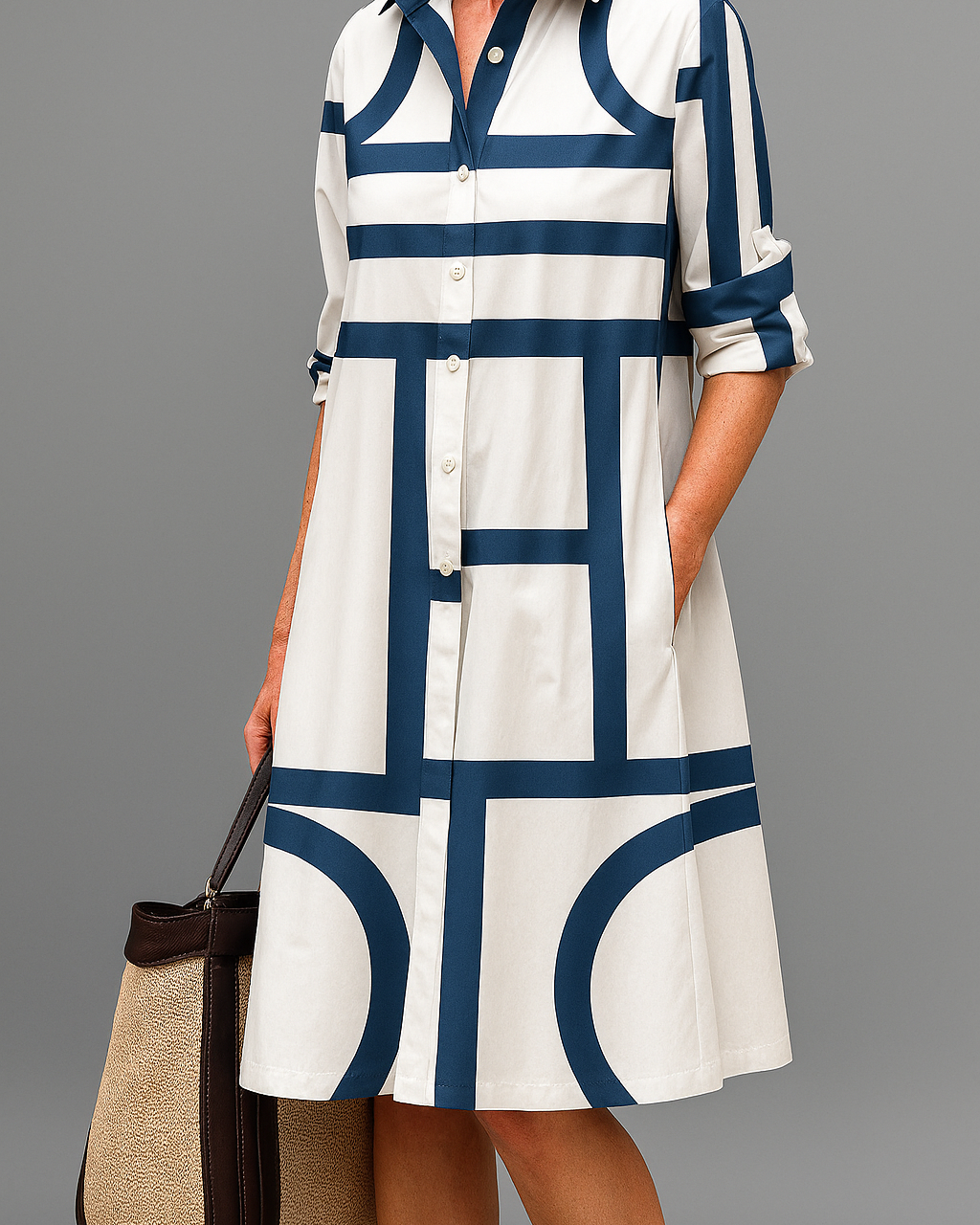 Chic, Elegant Midi Dress for Effortless Style
