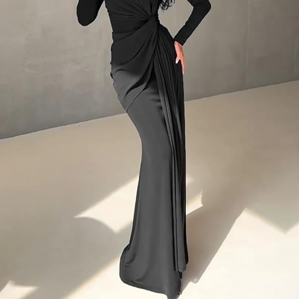 Women's Elegant Ruched Bodycon Dress