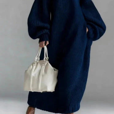 Soft Knit Maxi Dress — Effortless Comfort and Elegant Draping