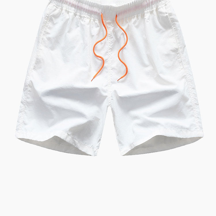 Men's Print Button-Up Shirt & Swim Shorts Set